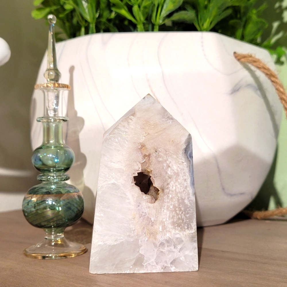 Agate Amythest Tower